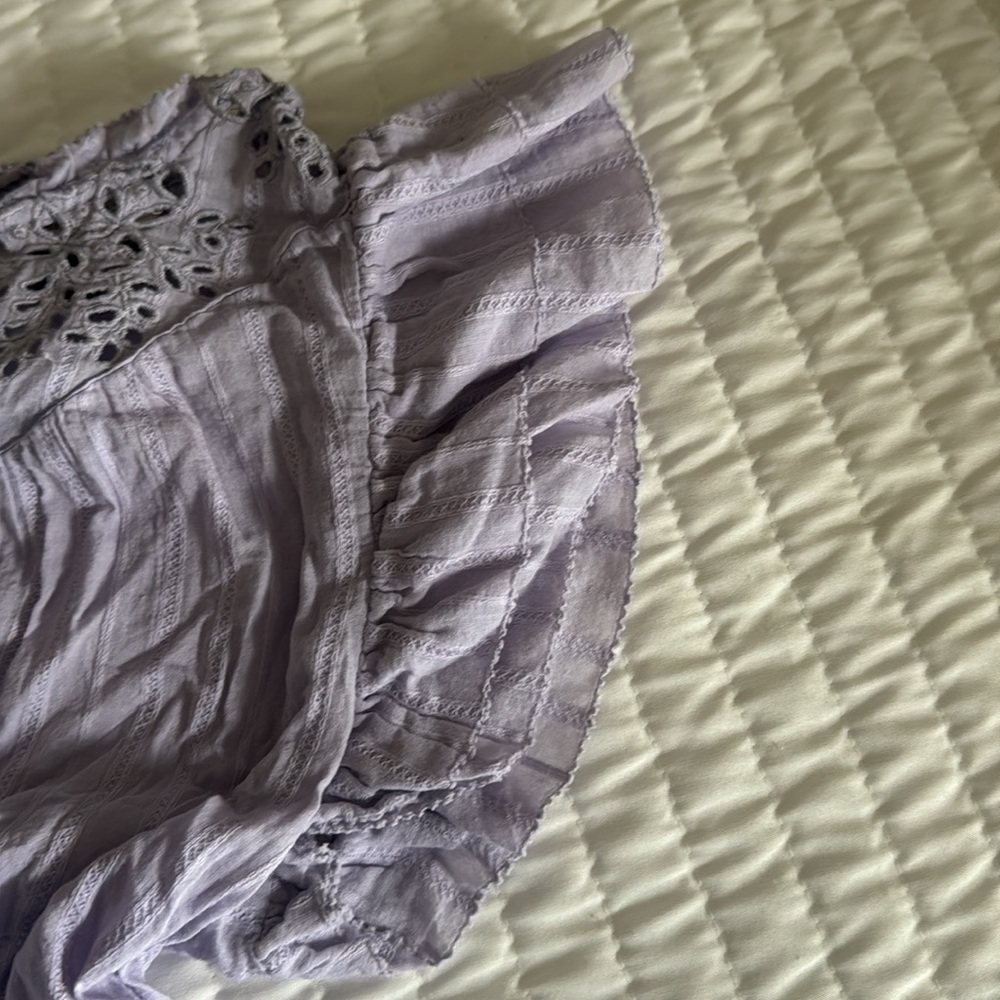 Lavender Lace Women's Top - Picture 4 of 5